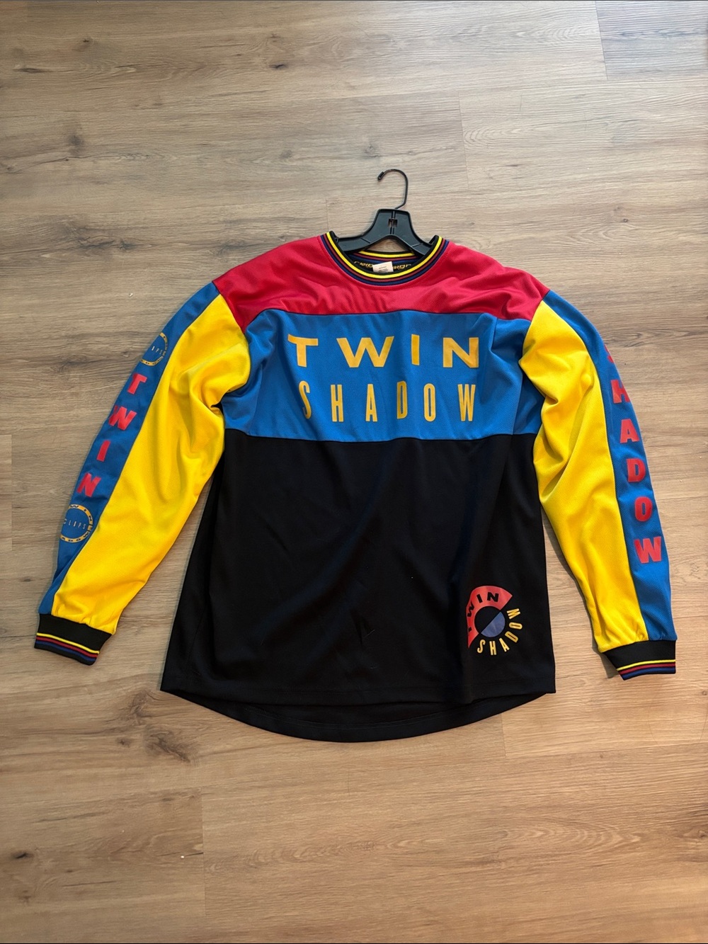 Reign Colorblock Crewneck Shirt in Red, Blue, Yellow, Black